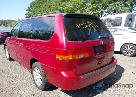2003 Honda Odyssey Ex-L из США, поврежденный, VIN 5FNRL18003B121268